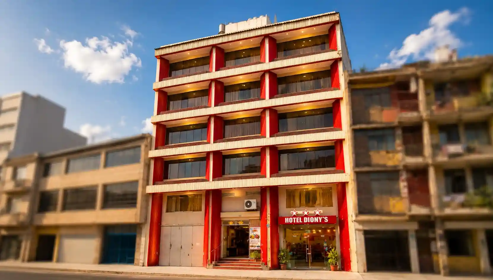 Hotel Dionys — Vista exterior