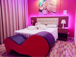 habitación romántica hotel dionys en Gamarra