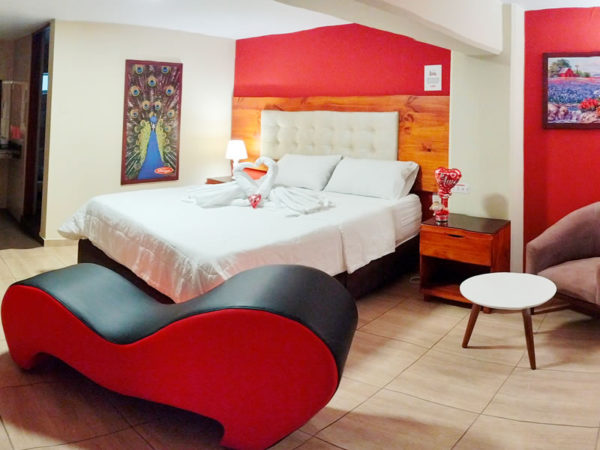 habitación suite romántica hotel dionys en Gamarra